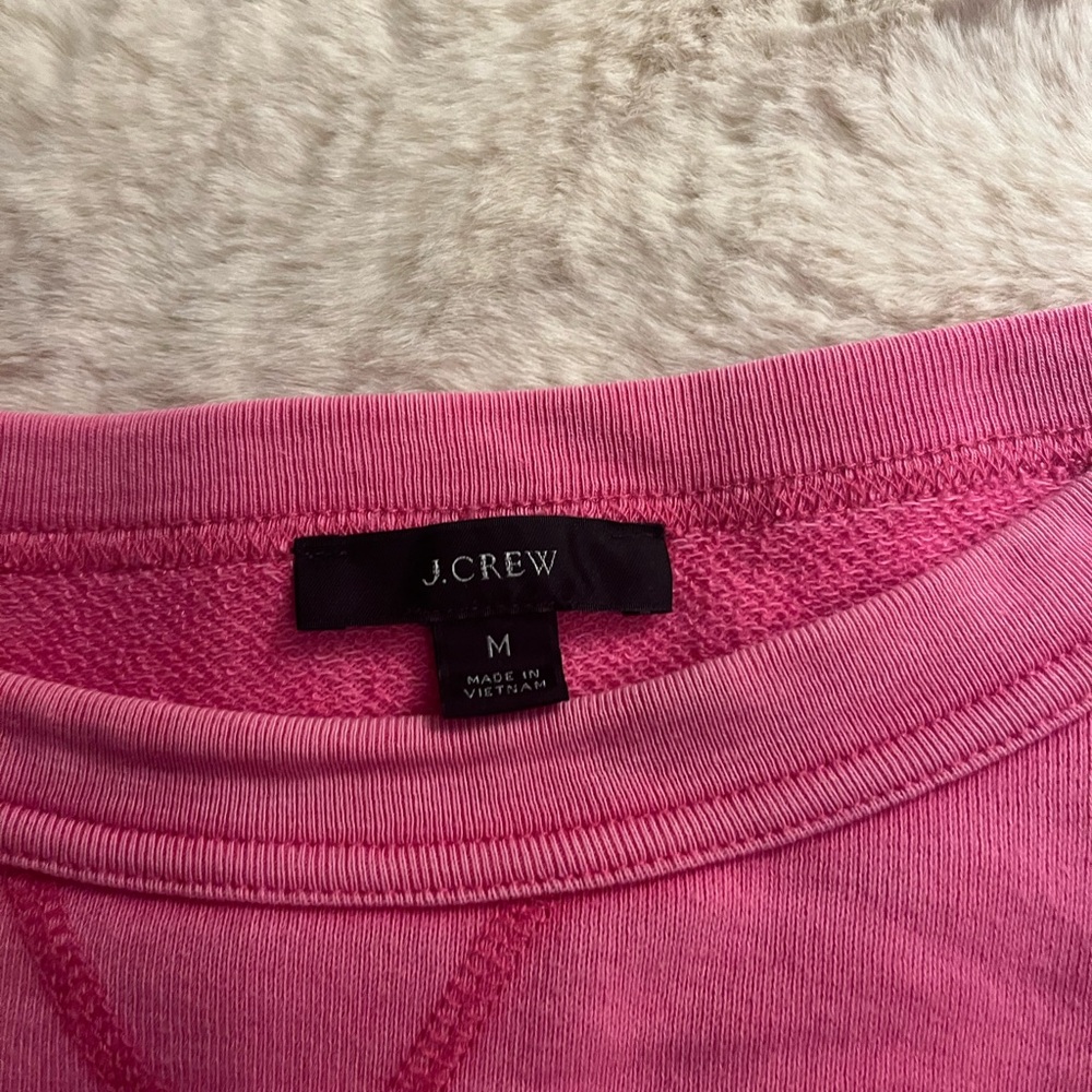 J. Crew Vibrant Pink Crewneck